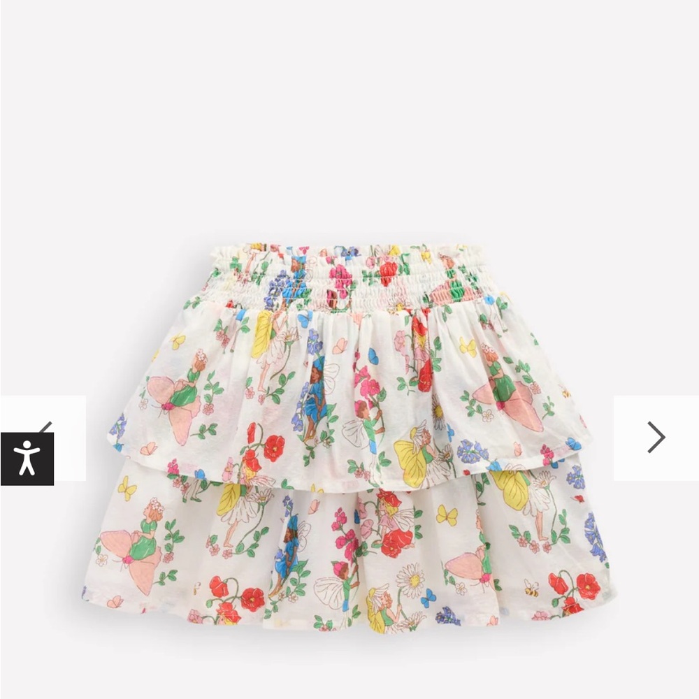Mini Boden Tiered Fairy Skirt, Size 5-6, NWT